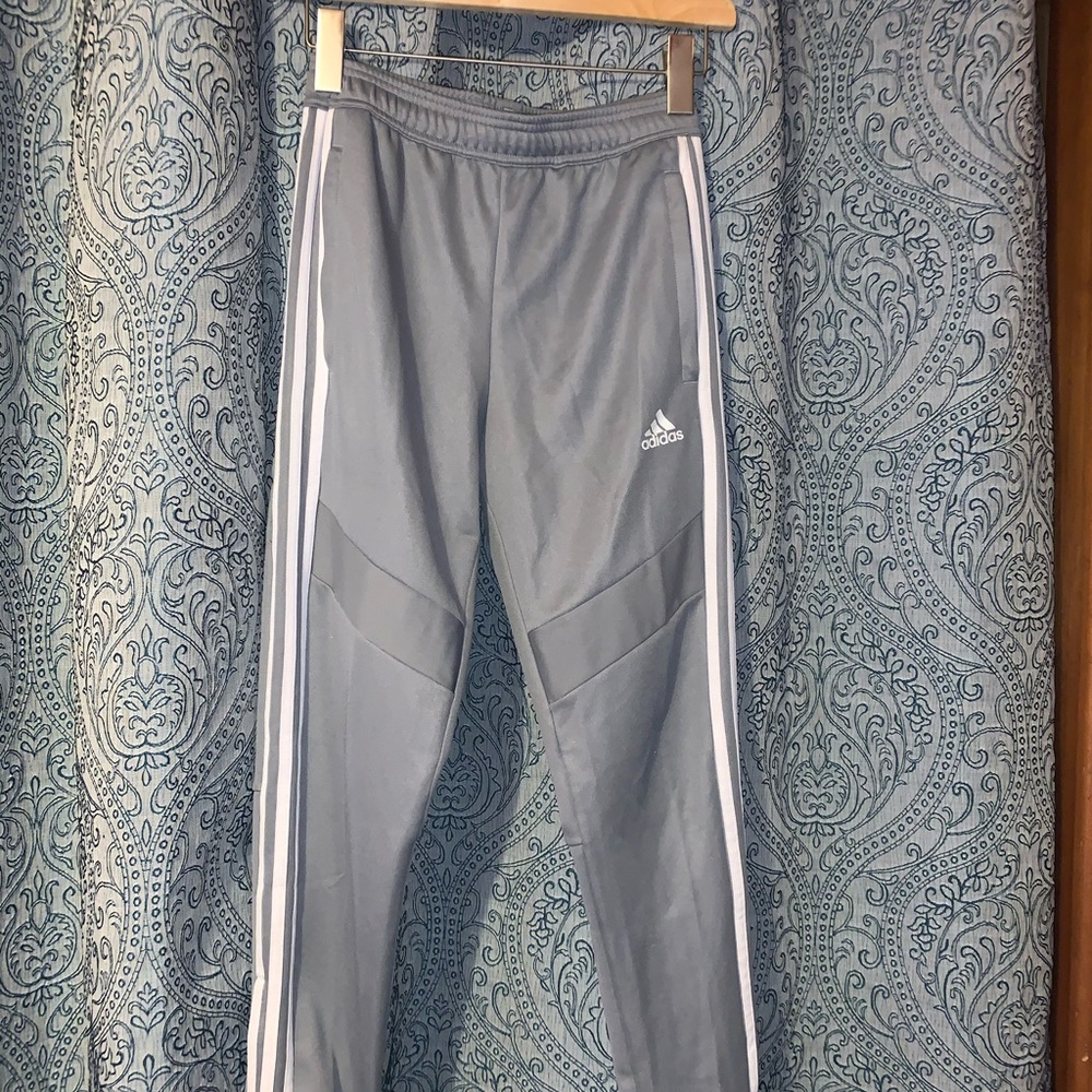 Gray adidas sweatpants